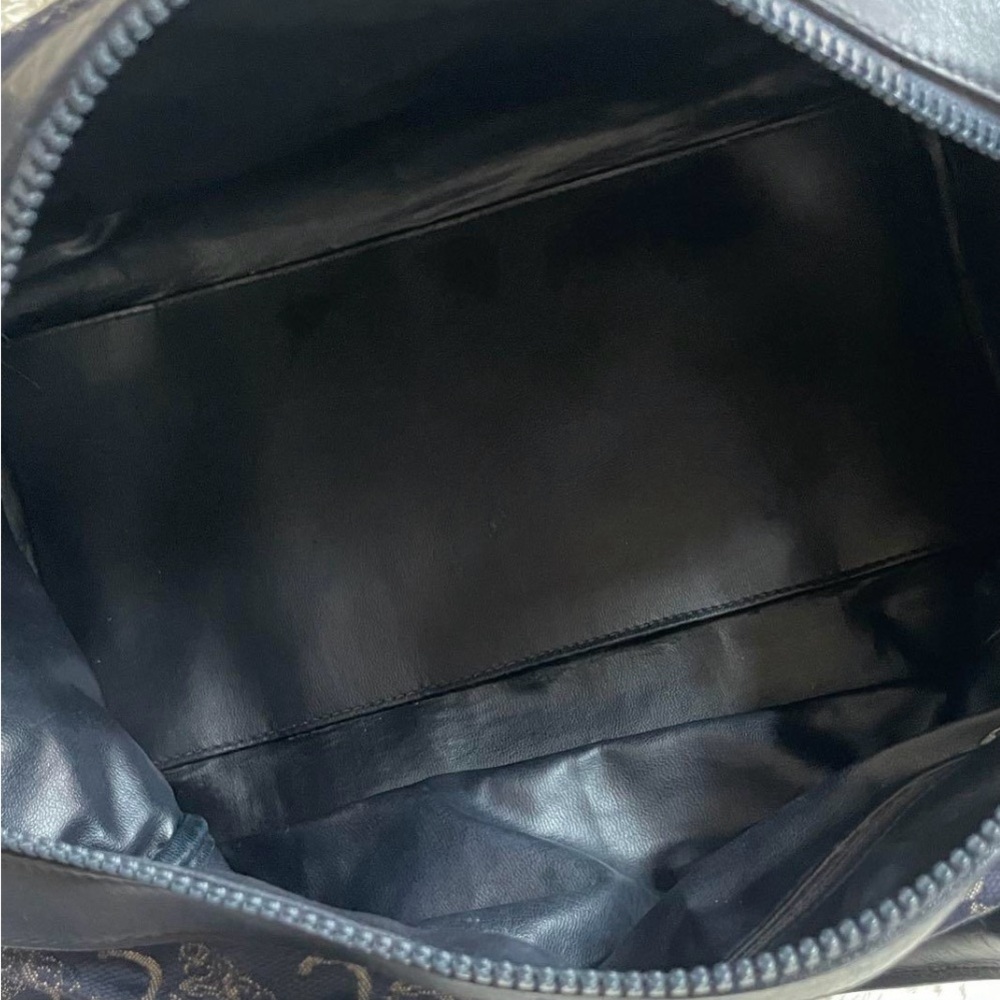 Celine Navy Monogram Travel Satchel - Picture 2 of 8